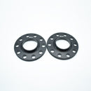 BIMECC BLACK ALLOY WHEEL SPACERS AUDI 5X112 66.6MM 20MM PAIR