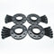 Demon Black Alloy Wheel Spacers Bmw 5x120 72.6mm 12mm / 15mm Set of 4 + Bolts