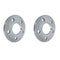 REVOLUTION SILVER ALLOY WHEEL SPACERS VW T5 T6 5X120 65.1MM 10MM PAIR