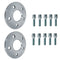REVOLUTION SILVER ALLOY WHEEL SPACERS VW T5 T6 5X120 65.1MM 10MM PAIR + BOLTS