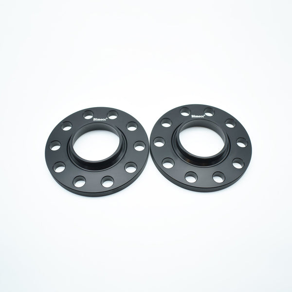 Bimecc Black Alloy Wheel Spacers 5x100 5x112 57.1mm 20mm Pair