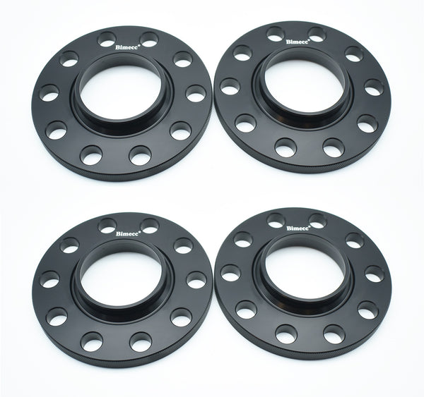 BIMECC BLACK ALLOY WHEEL SPACERS BMW 5X120 72.6MM 10MM X 4