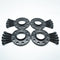 Bimecc Black Alloy Wheel Spacers 5x100 5x112 57.1mm  12mm / 15mm Set of 4 + Tapered Bolts