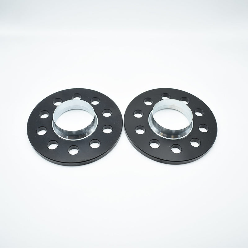 Bimecc Black Alloy Wheel Spacers Bmw 5x112 66.6mm 10mm Pair